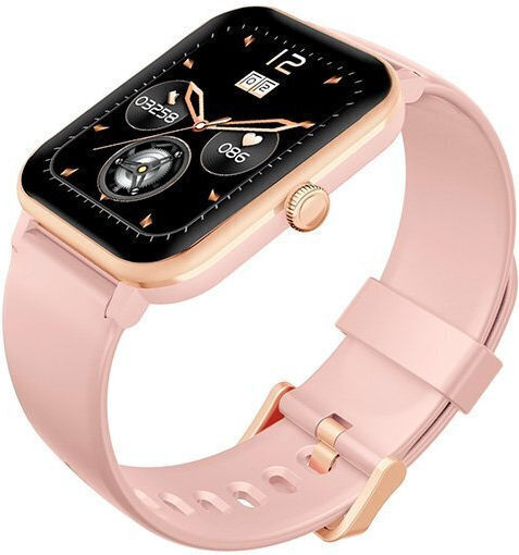 BlackView R3 Max Stainless Steel Waterproof Smartwatch with Heart Rate Monitor (Pink)