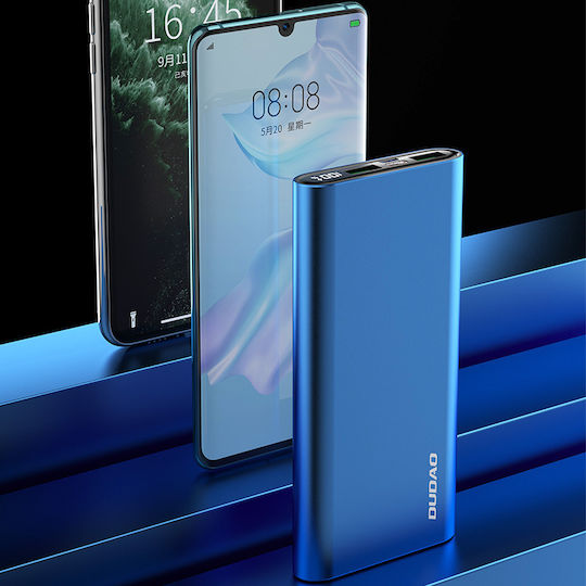 Dudao K14H Power Bank 10000mAh 20W with USB-A Port and USB-C Port Quick Charge 3.0 Blue view 3