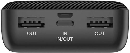 RealPower PB-20000 SE Power Bank 20000mAh with USB-A Port and 2 USB-C Ports Black vue 3