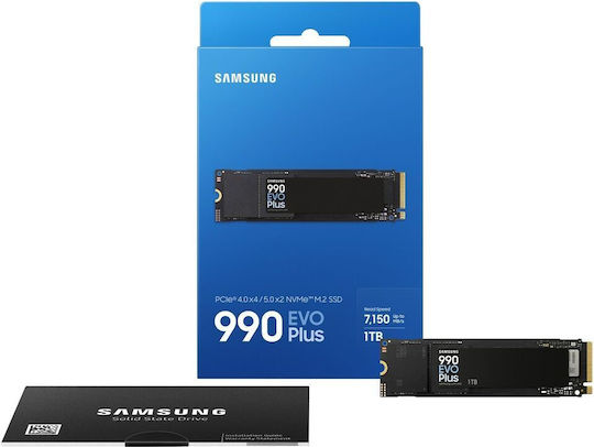 Samsung 990 EVO Plus SSD 1TB M.2 Type with PCI Express 5.0 Connection PS5 Compatible MZ-V9S1T0BW view 9