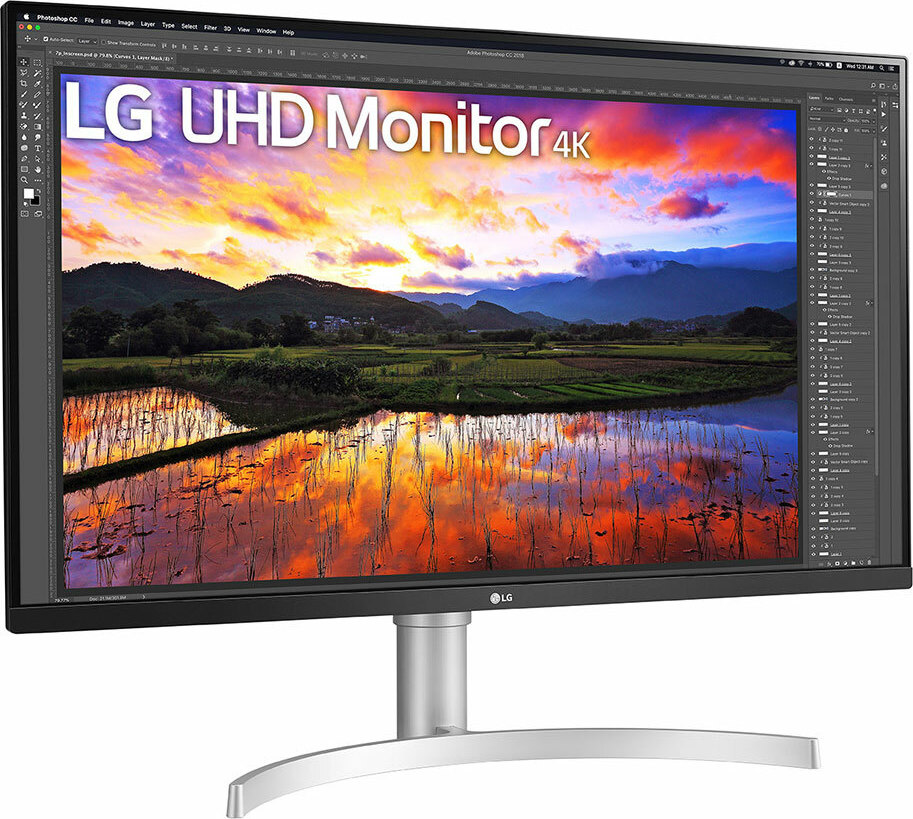LG 32UN650-W IPS HDR Monitor 31.5" 4K 3840x2160 With Response Time 5ms GTG White vue 3