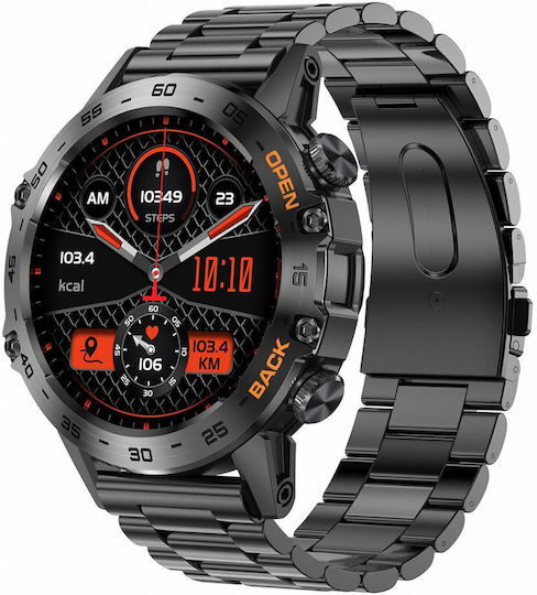 Gravity Gt9-2 48mm Smartwatch with Heart Rate Monitor (Multicolour)