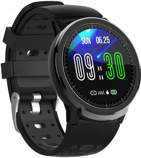 Kingwear S10 Pro Smartwatch with Heart Rate Monitor (Black) view 4