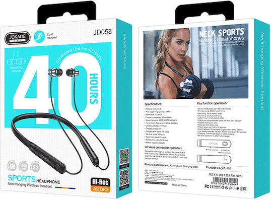 Jokade JD058 In-ear Bluetooth Handsfree Earphones Black view 2