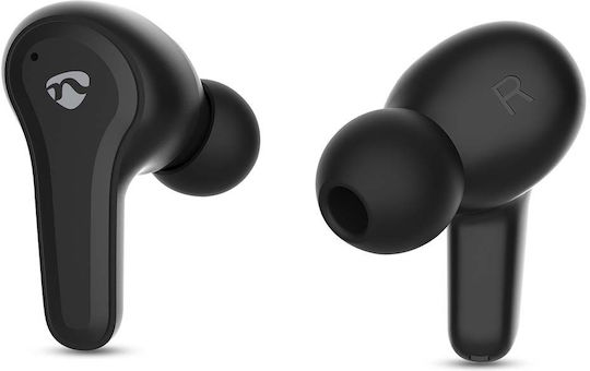 Nedis Fully Hybrid In-ear Bluetooth Handsfree Earphones With Charging Case Black view 2