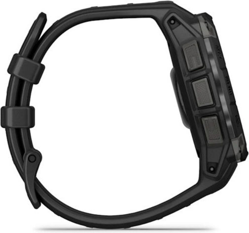 Garmin Instinct 3 AMOLED Aluminium 45mm Waterproof Smartwatch with Heart Rate Monitor (Black with Black Band) vue 6