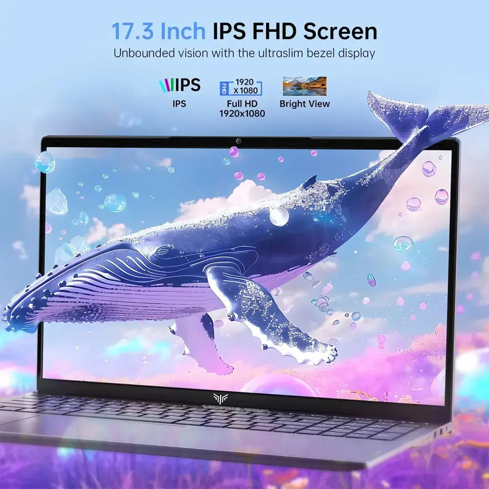 Acemagic 17.3" FHD (Ryzen 3-4300U/16GB/512GB SSD + 16GB SSD/W11 Pro) (International English Keyboard) view 9