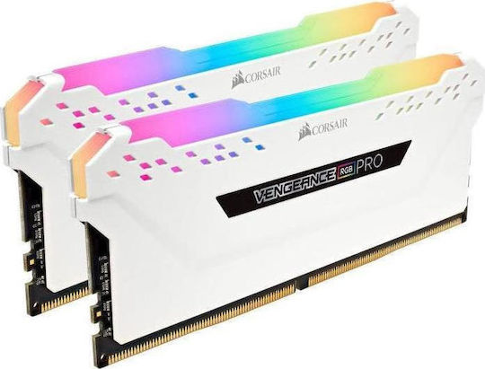Corsair Vengeance RGB Pro DDR4 16GB RAM with 2x8GB Modules and Speed 3000 for Desktop CMW16GX4M2C3000C15W view 2