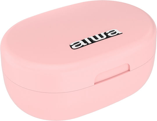 Aiwa EBTW-150 In-ear Bluetooth Handsfree Earphones with Sweat Resistance and Charging Case Pink view 9