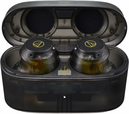 Audio Technica ATH-CKS30TW+TBK In-ear Bluetooth Handsfree Earphones with Sweat Resistance and Charging Case Black