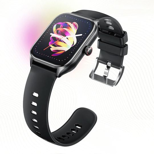 Awei H21 Smartwatch with Heart Rate Monitor (Black) vue 2