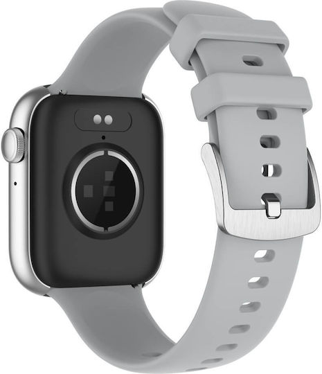 Moye Kronos III Smartwatch with Heart Rate Monitor (Gray) view 2