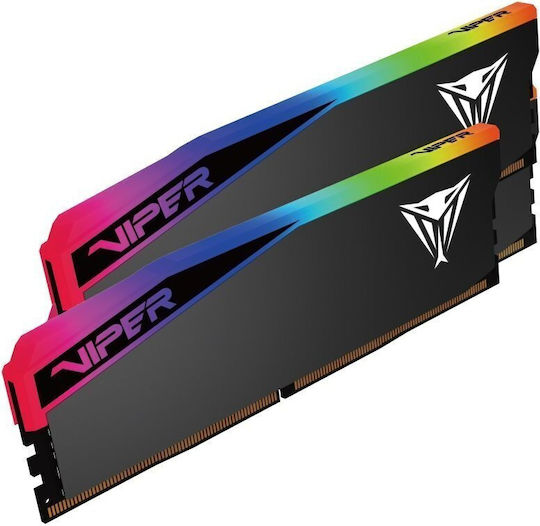 Patriot Viper RGB Elite 5 DDR5 32GB Memory RAM with 2x16GB Modules and Speed 6400 for Desktop view 2