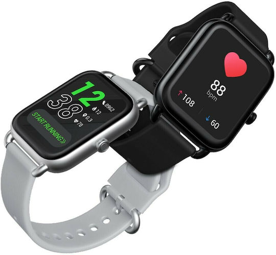 Haylou RS4 LS12 37mm Smartwatch with Heart Rate Monitor (Silver) view 5