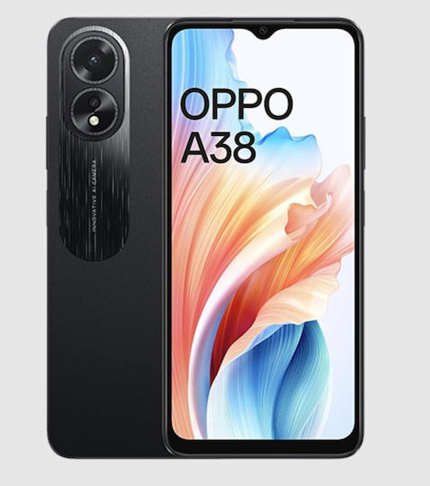 Oppo A38 Dual SIM (4GB/128GB) Glowing Black view 5