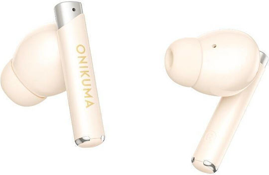 Onikuma T18 In-ear Bluetooth Handsfree Earphones with Sweat Resistance and Charging Case Brown view 3
