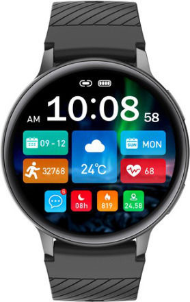 Tracer SMR2 Style 45mm Smartwatch with Heart Rate Monitor (Black) view 3