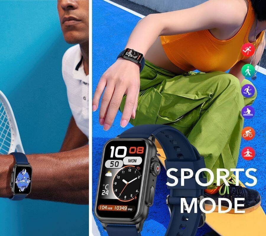 Rubicon Rncf06 Smartwatch Navy Blue vy 7