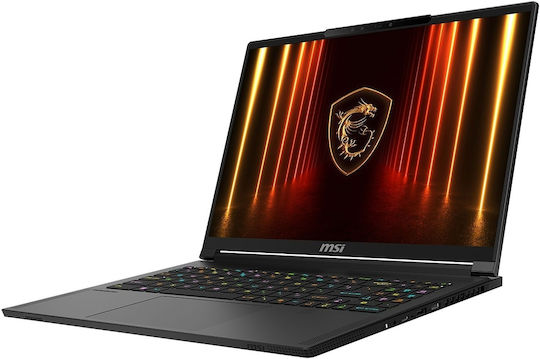 MSI Stealth A16 AI+ A3XWHG-028GR A3XWHG 16" OLED QHD+ 240Hz (Ryzen AI 300 Series-9 HX 370/32GB/2TB SSD/GeForce RTX 5070 Ti/W11 Pro) Core Black (US Keyboard) view 3