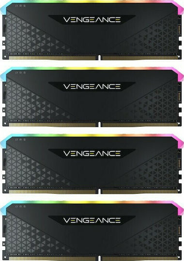 Corsair Vengeance RGB RS DDR4 32GB RAM with 2x16GB Modules and Speed 3200 for Desktop CMG32GX4M2E3200C16 view 4