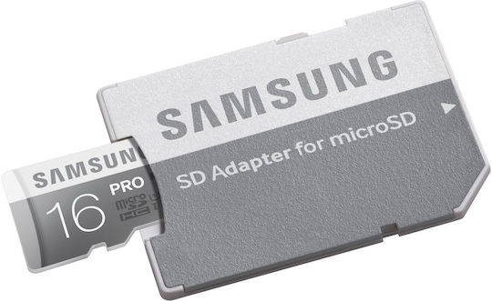 Samsung MB-MG16DA microSDHC 16GB U1 UHS-I 90MB/s with Adapter vista 4