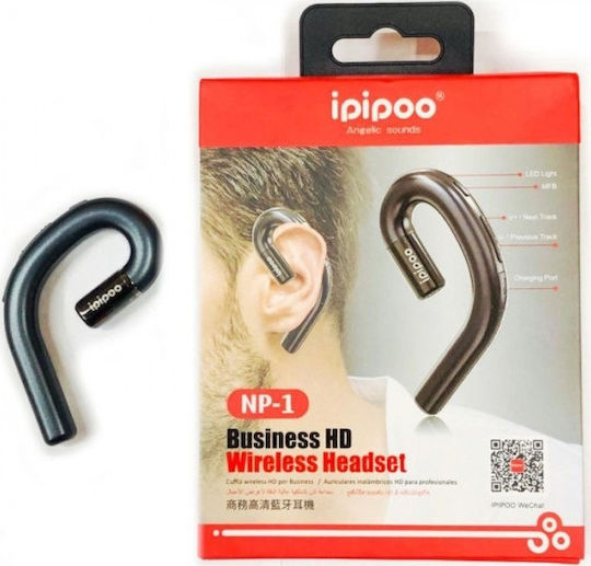 Ipipoo NP-1 Earbud Bluetooth Handsfree Earphone Black view 3