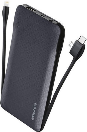 P510K Power Bank 10000mAh with USB-A Port Black