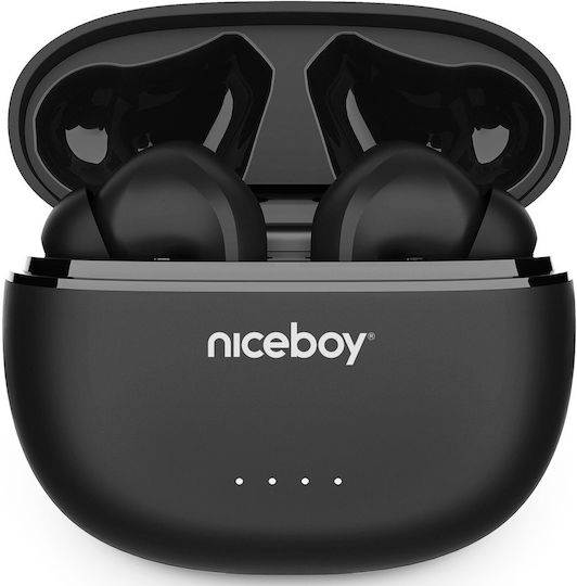 Niceboy HIVE Pins 3 ANC In-ear Bluetooth Handsfree Earphones with Charging Case Black view 4
