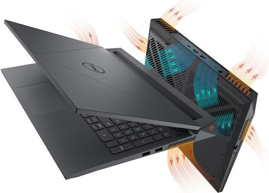 Dell G15 5530 15.6" FHD 165Hz (i7-13650HX/16GB/512GB SSD/GeForce RTX 4050/No OS) Dark Shadow Gray (US Keyboard) view 8