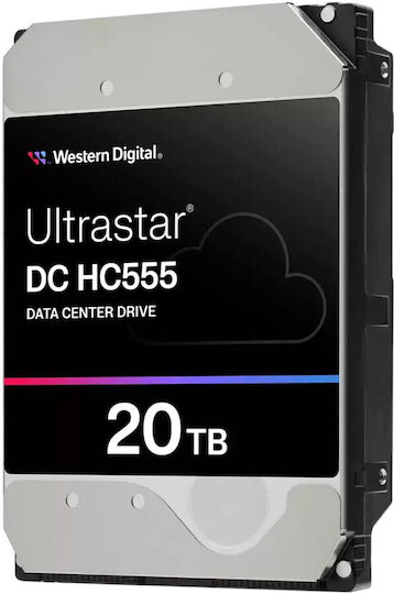 Western Digital Ultrastar HC555 20TB HDD Hard Drive 3.5" SAS 3.0 7200rpm with 512MB Cache for Server 0B48724
