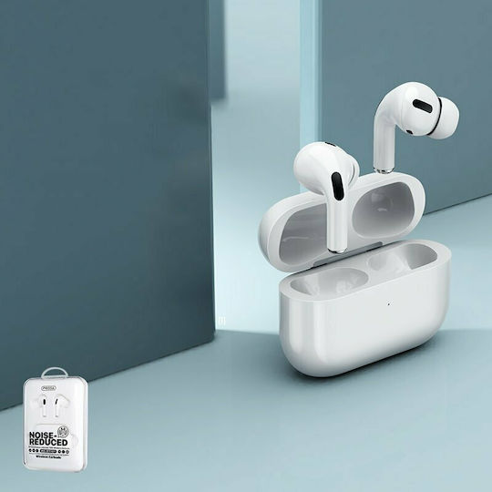 Remax PD-BT101 In-ear Bluetooth Handsfree Earphones with Charging Case White view 4