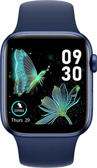 HW22 44mm Smartwatch with Heart Rate Monitor (Blue) view 2