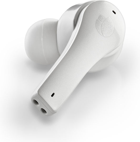 NGS Artica Bloom In-ear Bluetooth Handsfree Earphones with Charging Case White view 2