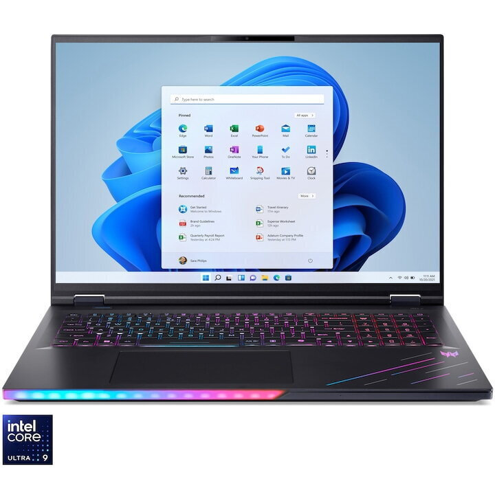 Acer Predator Helios 18 AI 18" IPS UHD 120Hz (Ultra 9-275HX/64GB/1TB SSD + 1TB SSD/GeForce RTX 5090/W11 Pro) (International English Keyboard)