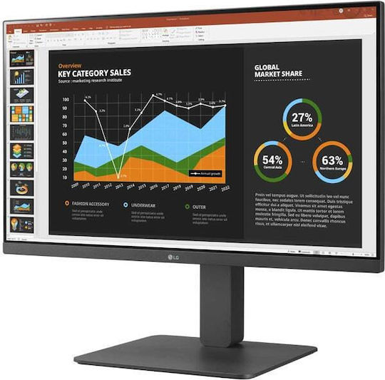 LG 24BR650B-C IPS HDR Monitor 23.8" FHD 1920x1080 with Response Time 5ms GTG vue 2