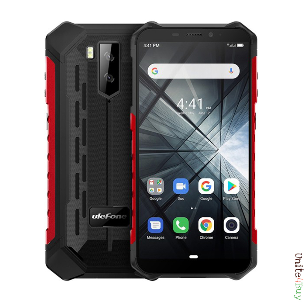 Ulefone Armor X3 Dual SIM (2/32GB) Rugged Smartphone Red view 1