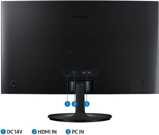 Samsung S27C364EAU VA Curved Monitor 27" FHD 1920x1080 with Response Time 4ms GTG view 7