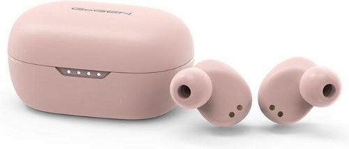 GoGEN BUDDIES Evo 2 In-ear Bluetooth Handsfree Earphones with Sweat Resistance and Charging Case Pink vue 5