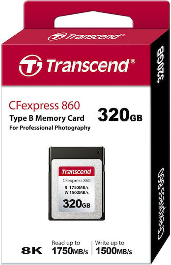 Transcend CFexpress 320GB Class 10 view 4