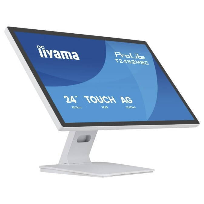 Iiyama T2452MSC-W2AG IPS Monitor 24" FHD 1920x1080 with 5ms GTG Response Time White
