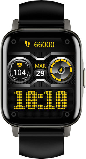 Egoboo M5 Smartwatch with Heart Rate Monitor (Black)