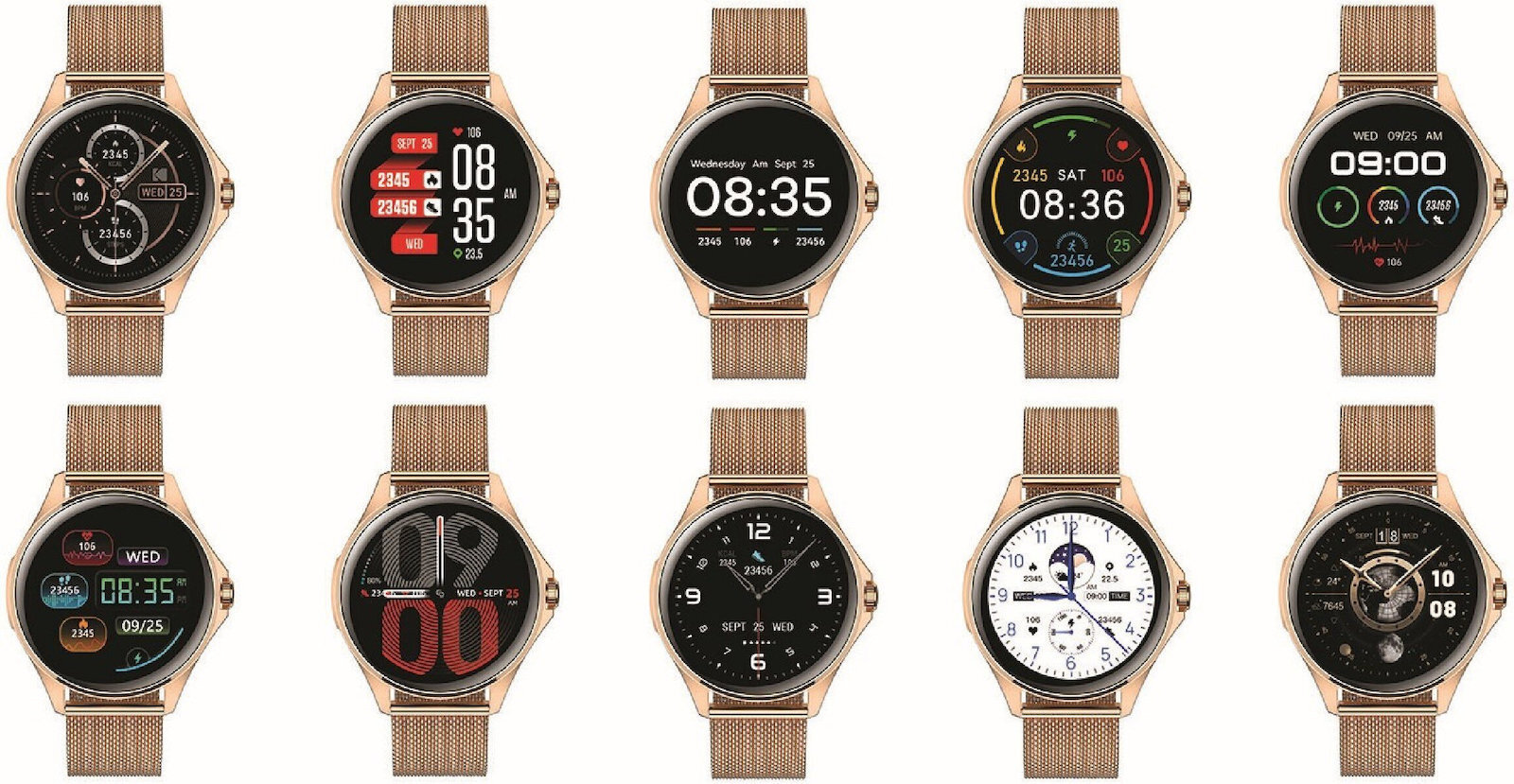 Kodak SW-7211 43mm Smartwatch with SIM and Heart Rate Monitor (Rose Gold) view 3