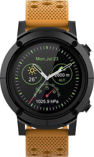 Denver SW-510 48mm Smartwatch with Heart Rate Monitor (Orange) view 3
