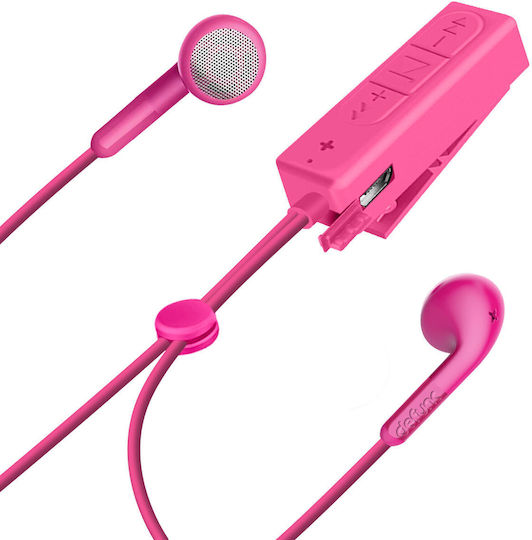 Defunc Basic Talk Earbud Bluetooth Handsfree Earphones Pink view 4