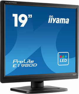 Iiyama ProLite E1980D-B1 TN Monitor 19" 1280x1024 with Response Time 5ms GTG view 2