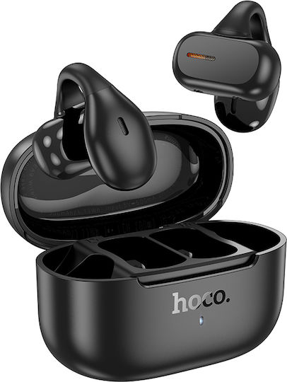 Hoco EA9 Open Ear Bluetooth Handsfree Earphones with Charging Case Black view 1