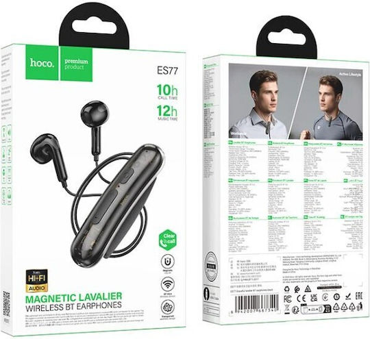 Hoco ES77 Earbud Bluetooth Handsfree Earphones Black view 2