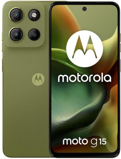 Motorola Moto G15 Dual SIM (4GB/128GB) Iguana Green view 4