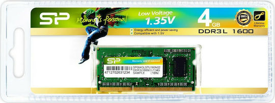 Silicon Power DDR3L with Module 1x4GB and Speed 1600 for Laptop SP004GLSTU160N02 view 3