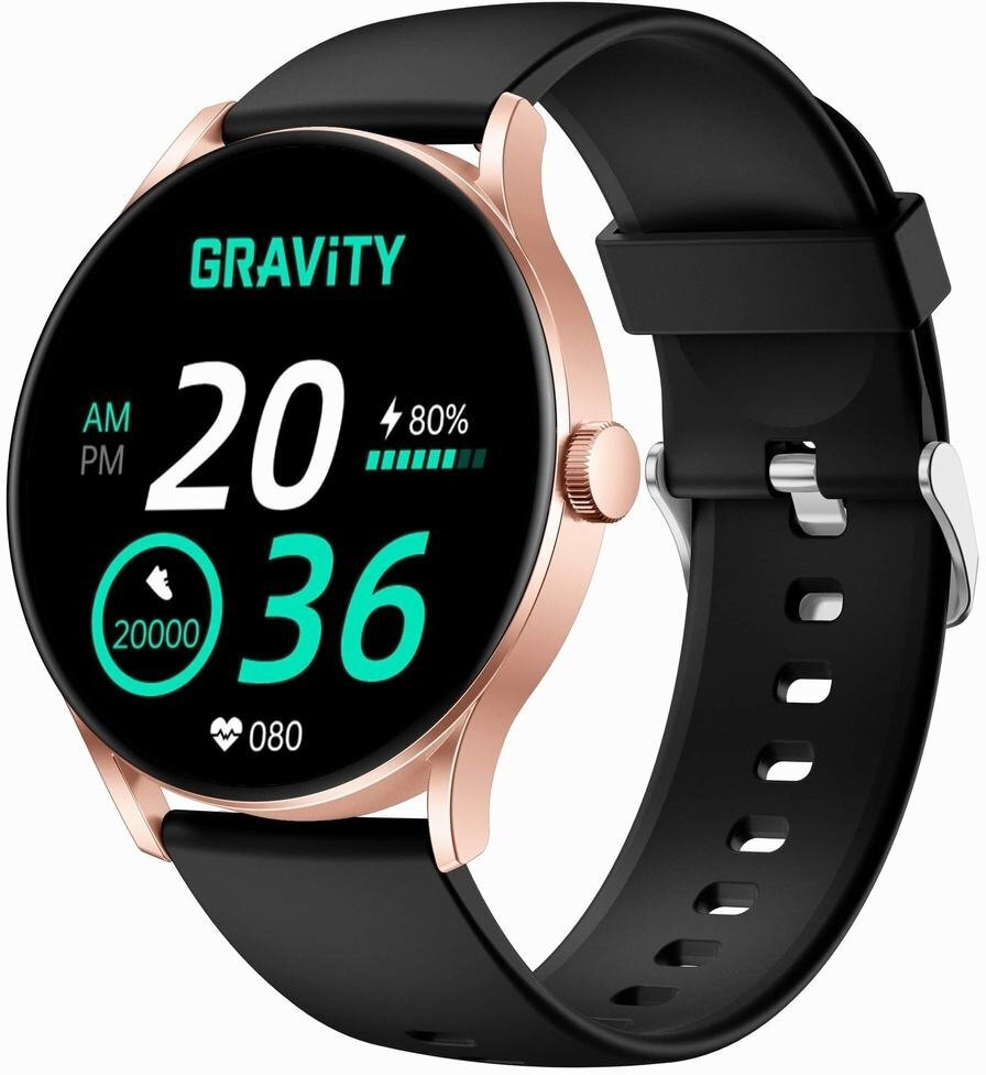Gravity Smartwatch Black Pink Gt2-2 Pro